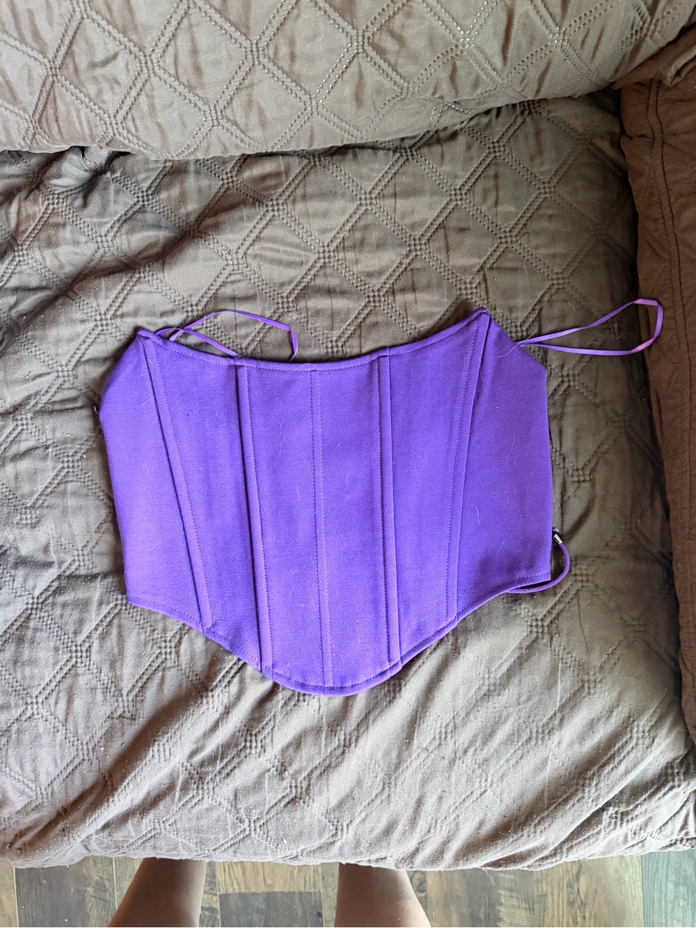 Vibrant Purple Corset Top